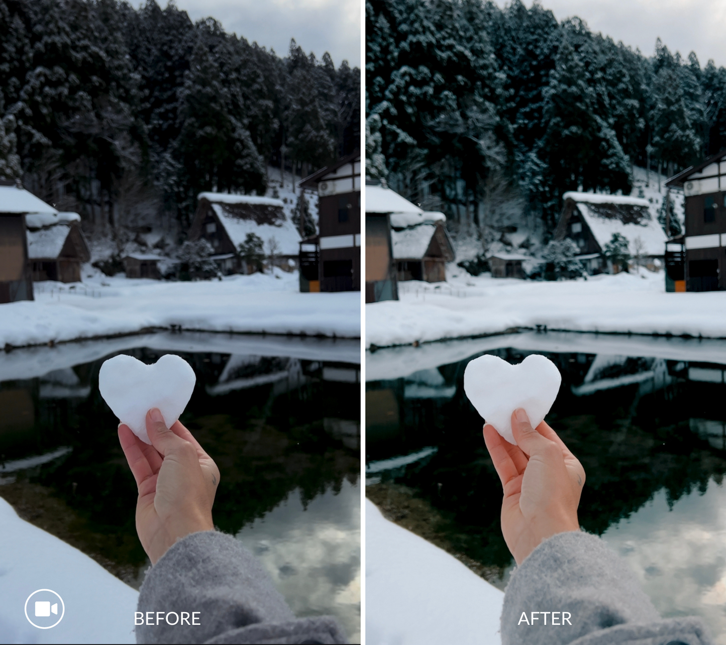 Winter snow luts