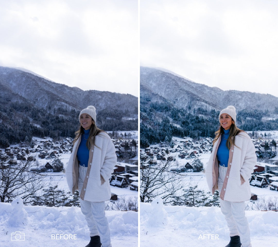 Winter iphone LUTs and Lightroom Presets collection