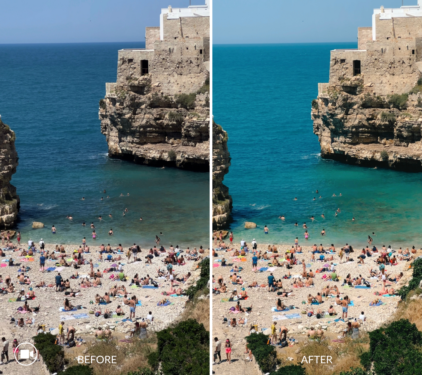 cinematic Film iPhone LUTs and video filters