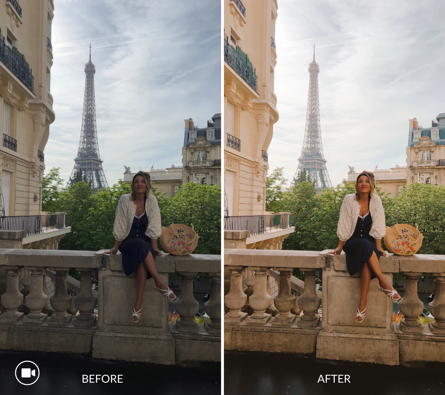 bright and airy iphone LUTs (video filters)