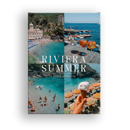 Riviera Summer iPhone LUTs and Lightroom presets collection
