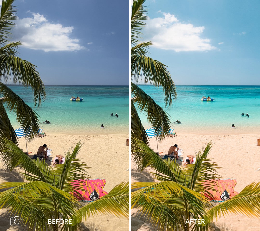 tropical travel presets for instagram